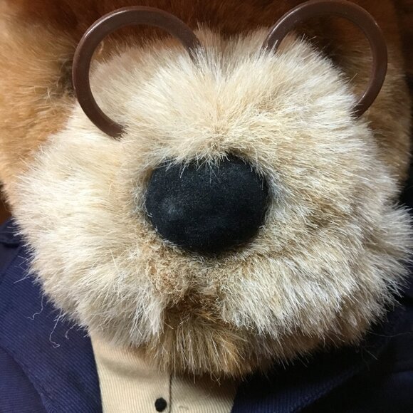 Vintage Gund Lands' End Teddy Big Daddy Authentic Rugby Bear 1992 With Tags MB - Picture 2 of 8